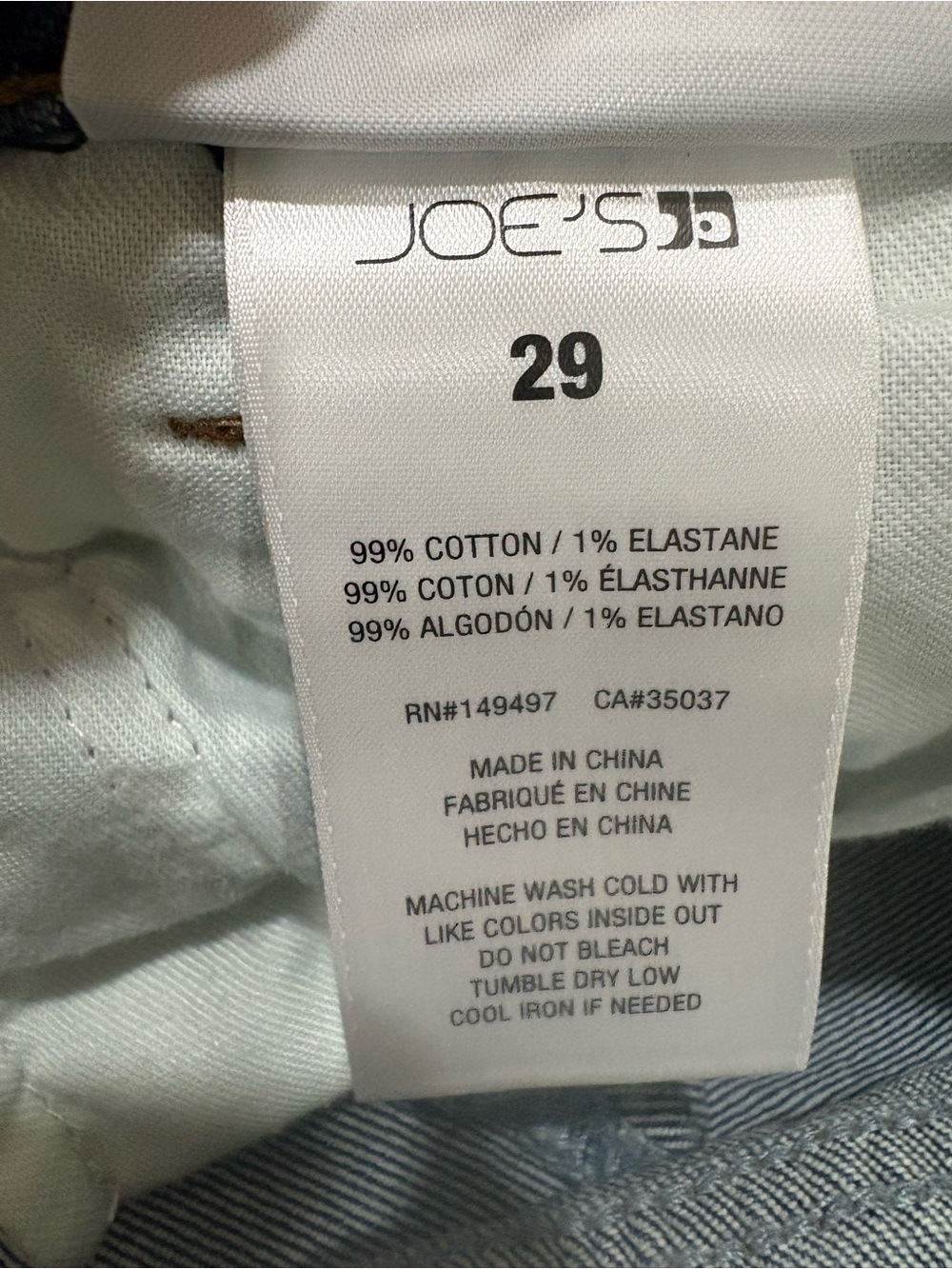 NWT Joe’s Jeans The Scout Mid Rise Slim Boyfriend Timeless Destruct size 29 - Picture 7 of 8